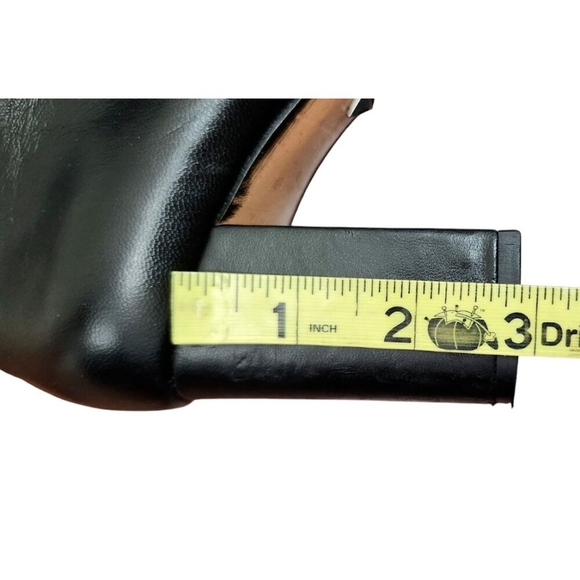 Schutz womens black leather zip bootie size 7 - Picture 10 of 14